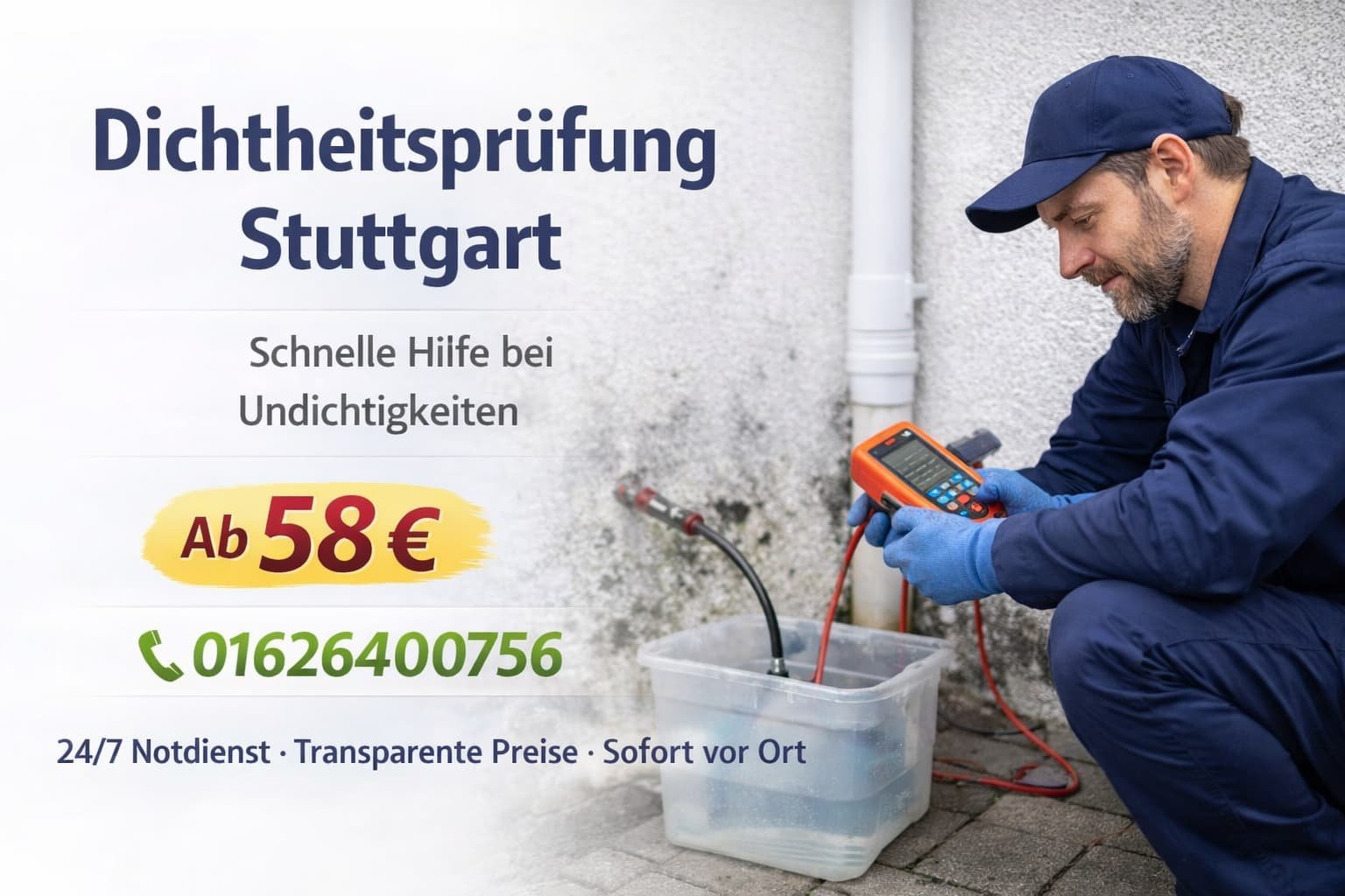 dichtheitsprüfung stuttgart