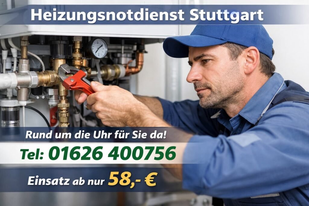 Heizungsnotdienst Stuttgart Techniker repariert Heizung schnell und zuverlässig