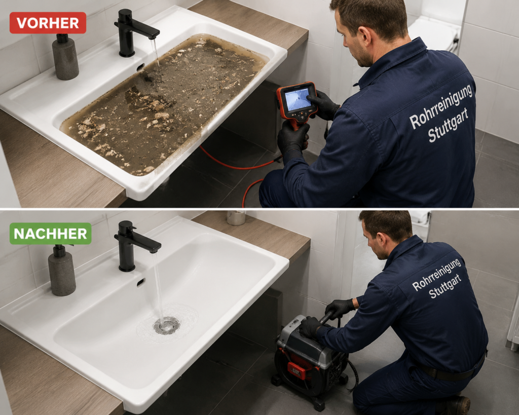 Kosten Rohrreinigung Notdienst in Stuttgart – professionelle Hilfe ab 58 €