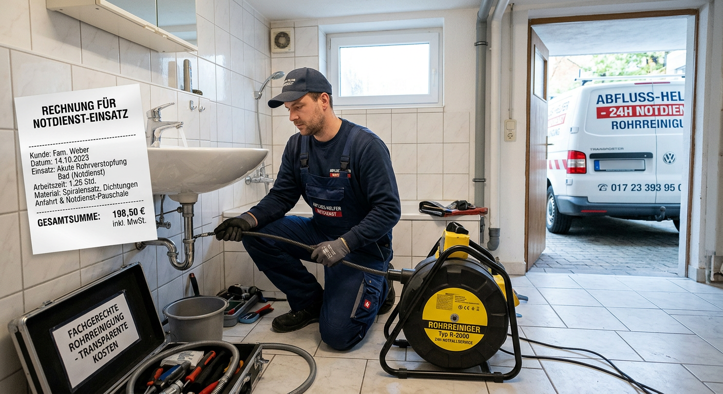 kosten rohrreinigung notdienst