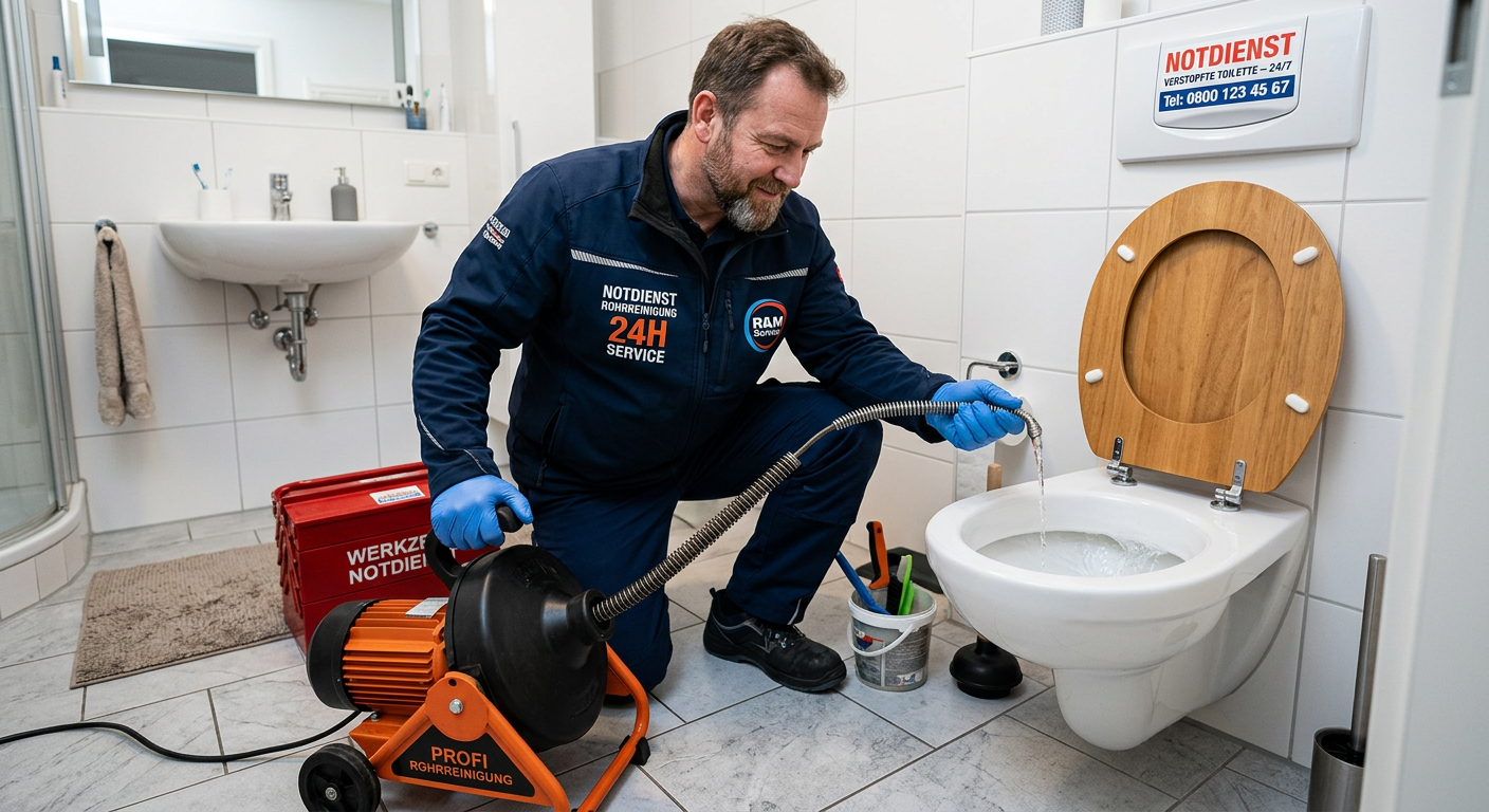 notdienst verstopfte toilette