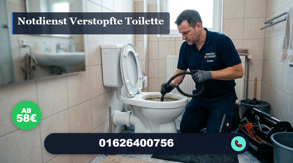 notdienst verstopfte toilette