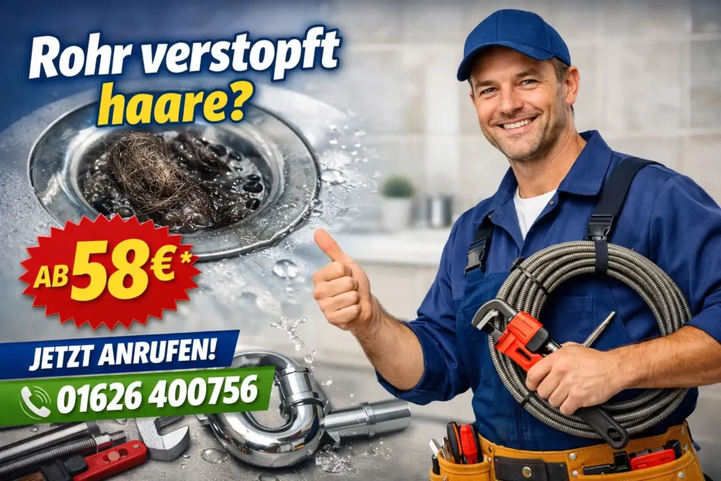 rohr verstopft haare