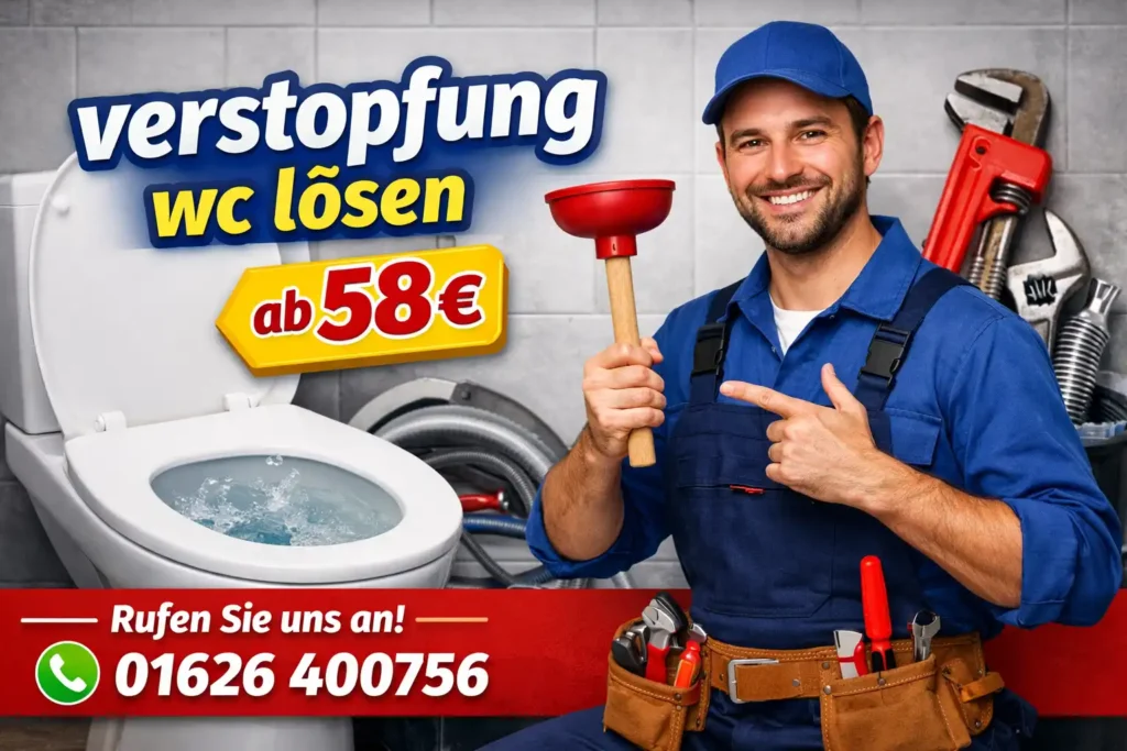 verstopfung wc lösen