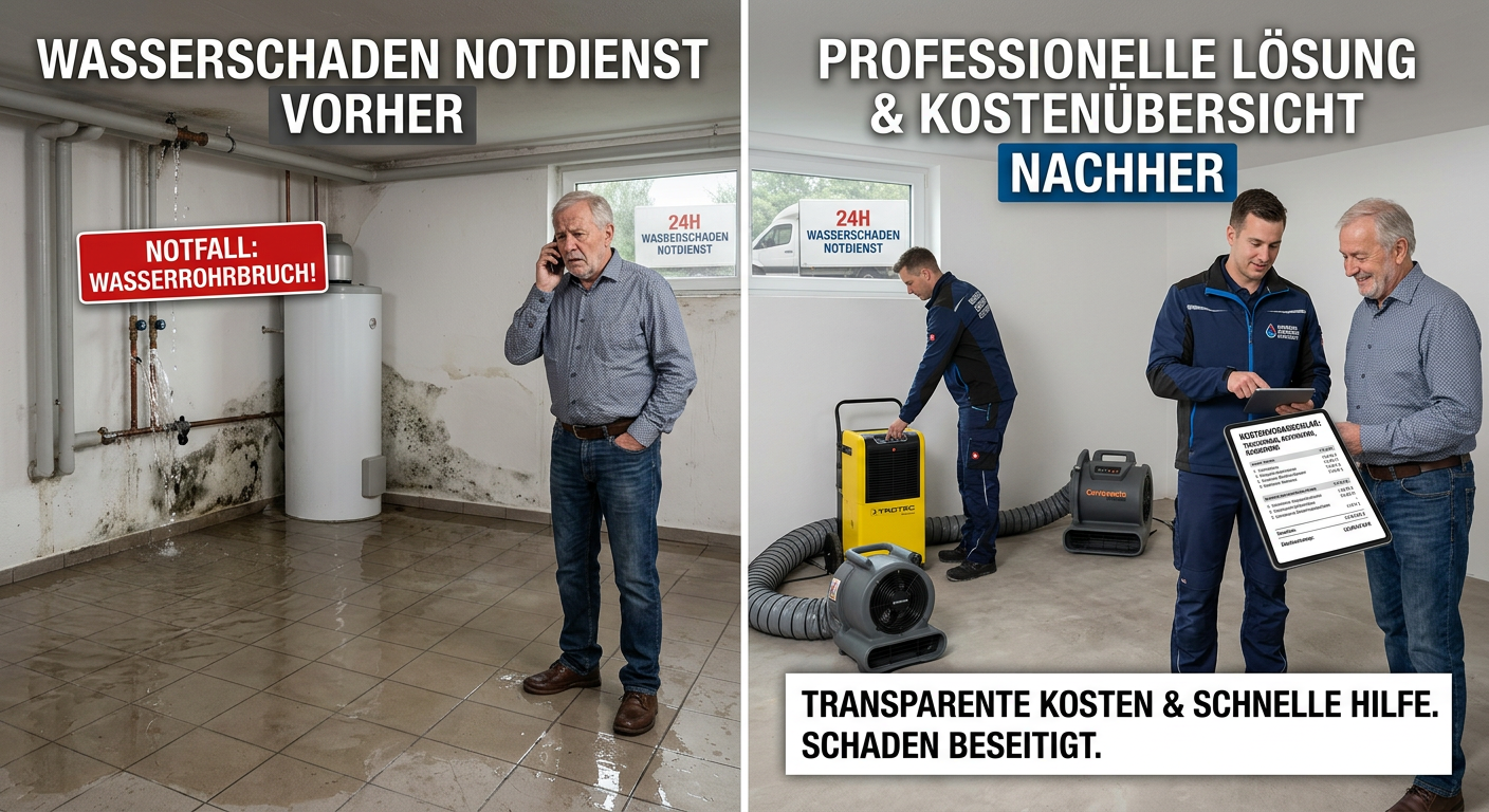 wasserschaden notdienst kosten