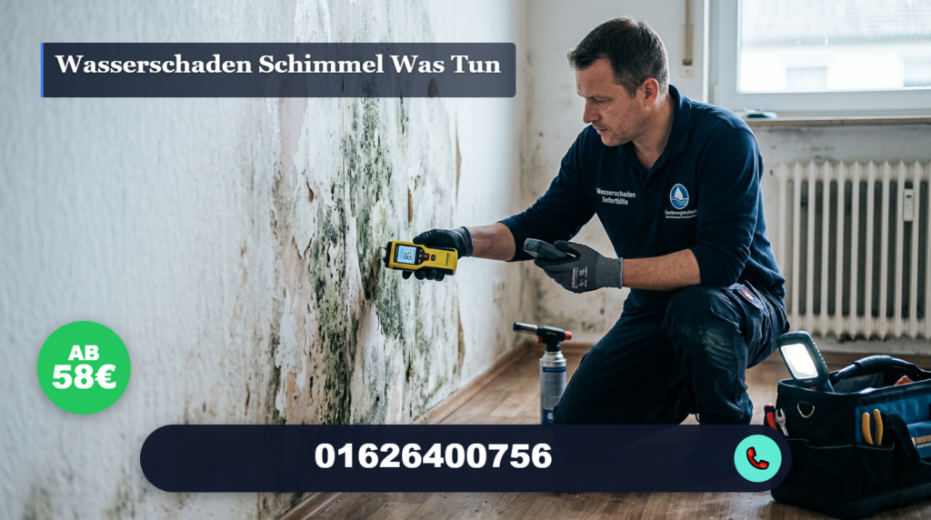 wasserschaden schimmel was tun