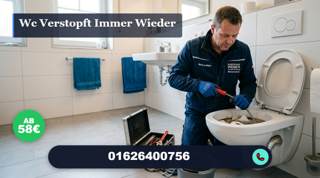 wc verstopft immer wieder