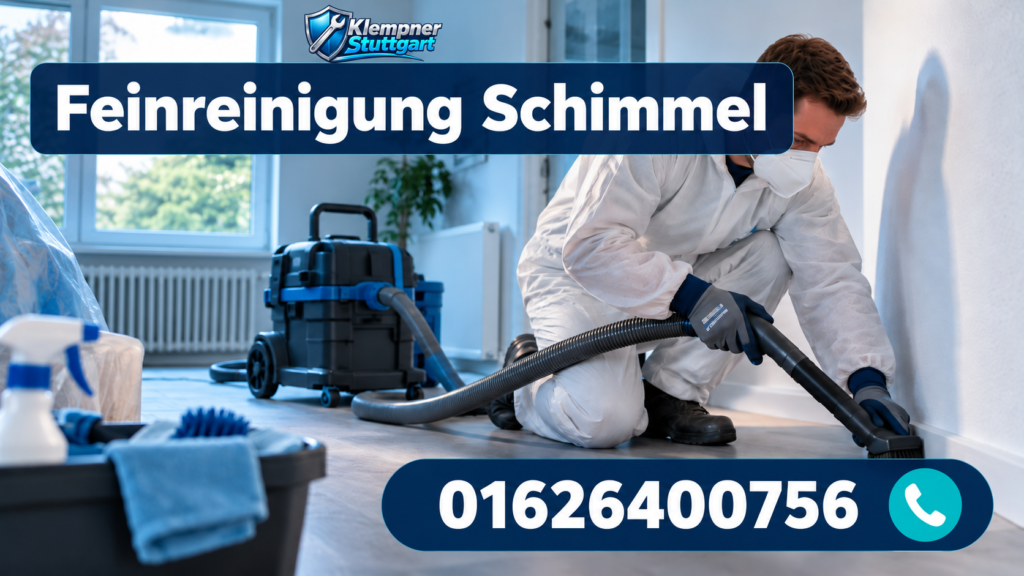 Professionelle Feinreinigung nach Schimmelbefall.