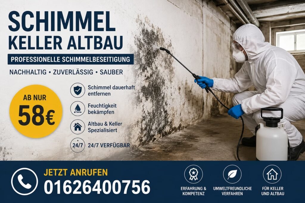 schimmel keller altbau