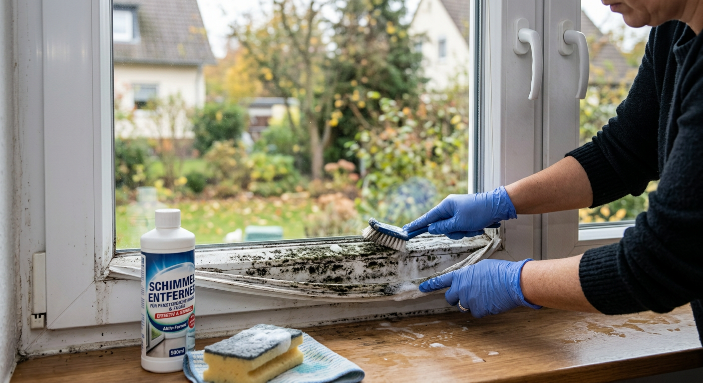 fensterdichtung schimmel entfernen