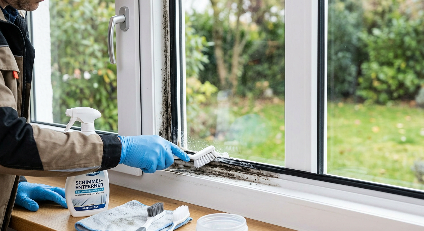 fensterdichtung schimmel entfernen