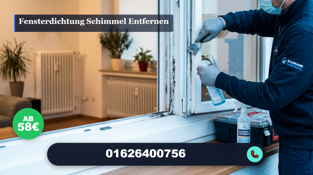 fensterdichtung schimmel entfernen