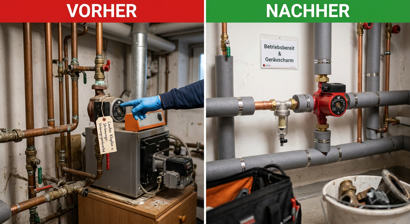 heizung macht geräusche gefährlich
