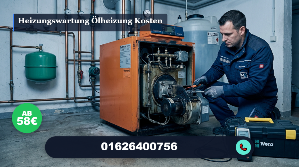 heizungswartung ölheizung kosten