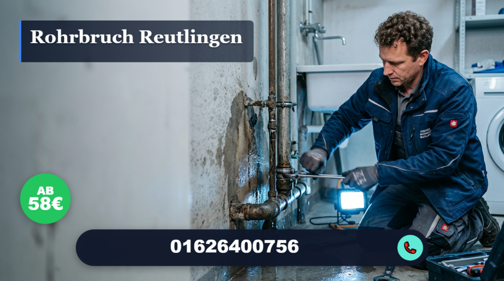 rohrbruch reutlingen
