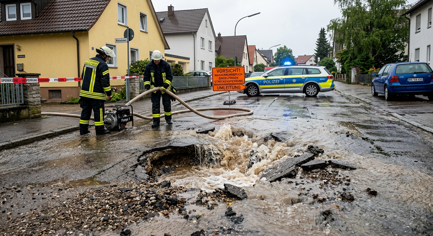 rohrbruch sindelfingen