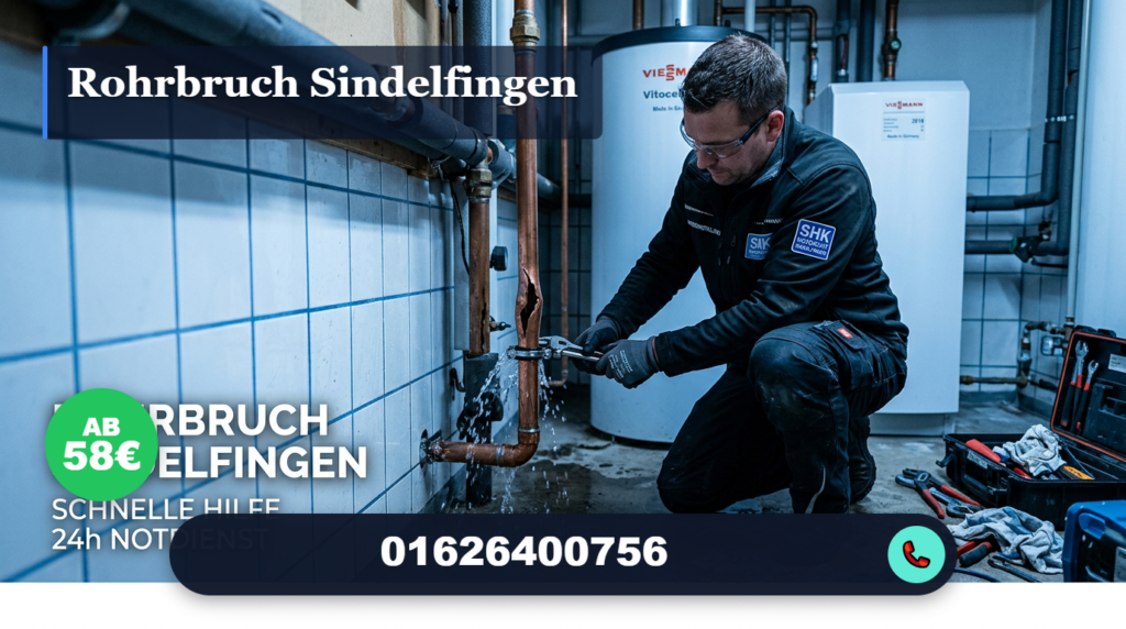 rohrbruch sindelfingen