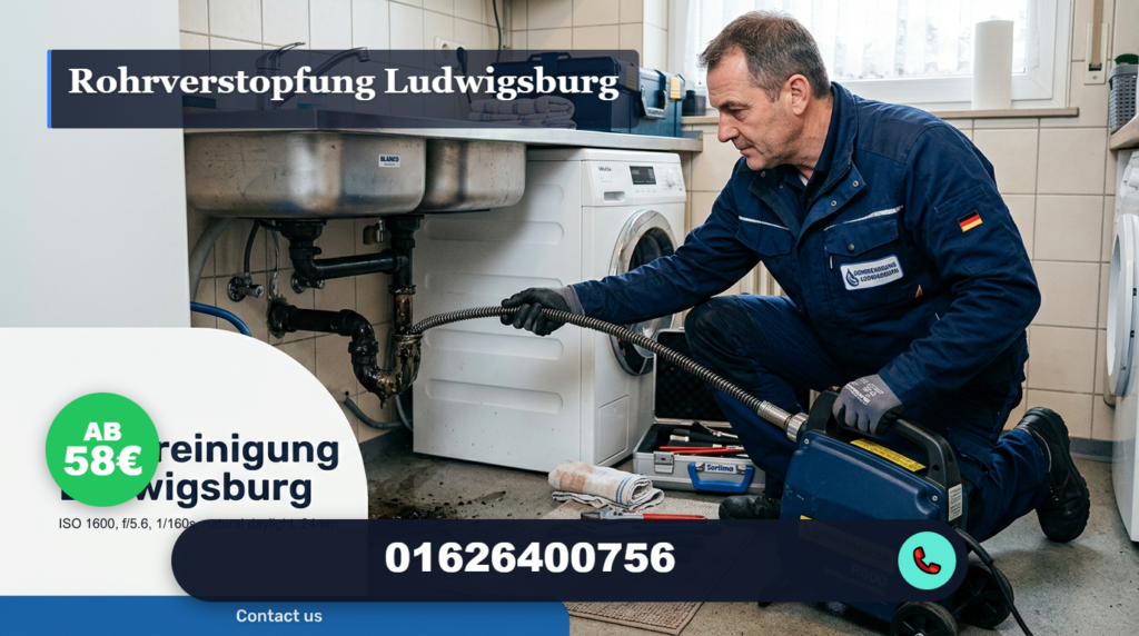 rohrverstopfung ludwigsburg