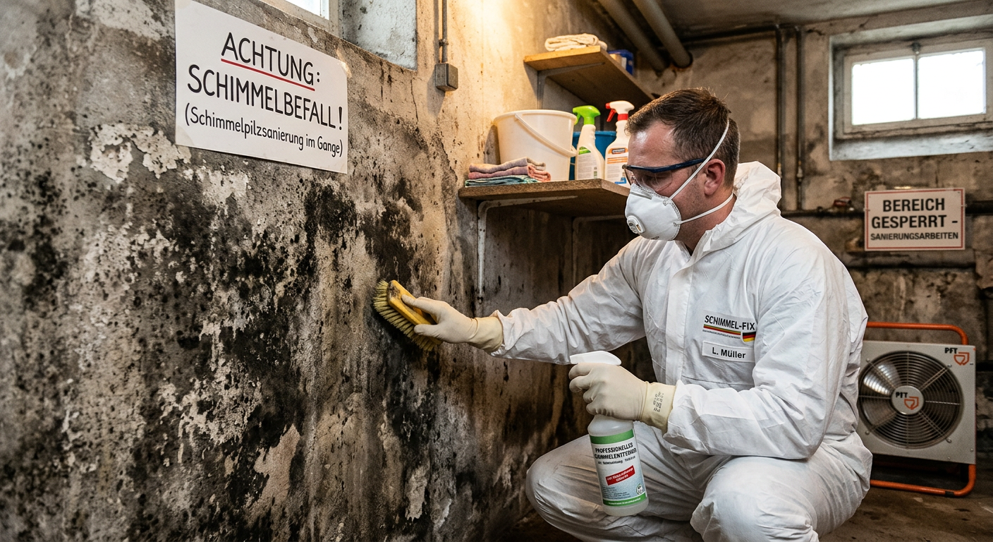 schimmel entfernen keller