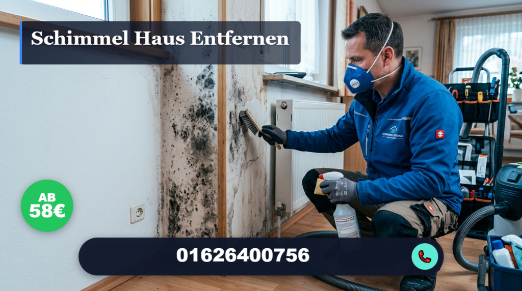 schimmel haus entfernen