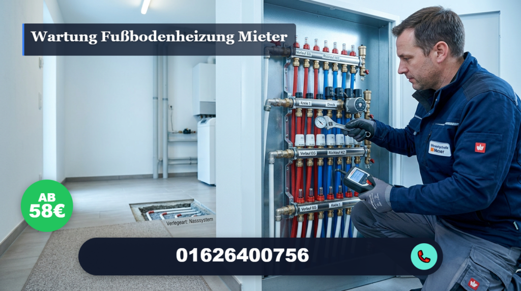 wartung fußbodenheizung mieter