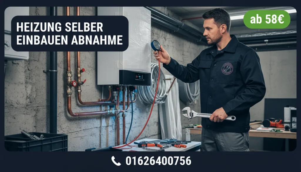 heizung selber einbauen abnahme