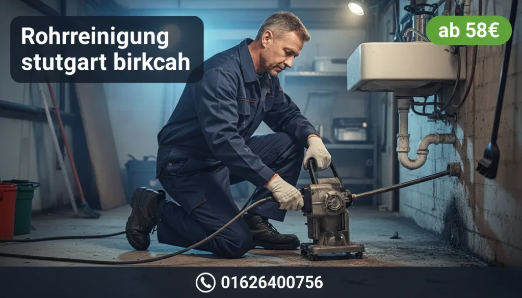 rohrreinigung stuttgart birkach