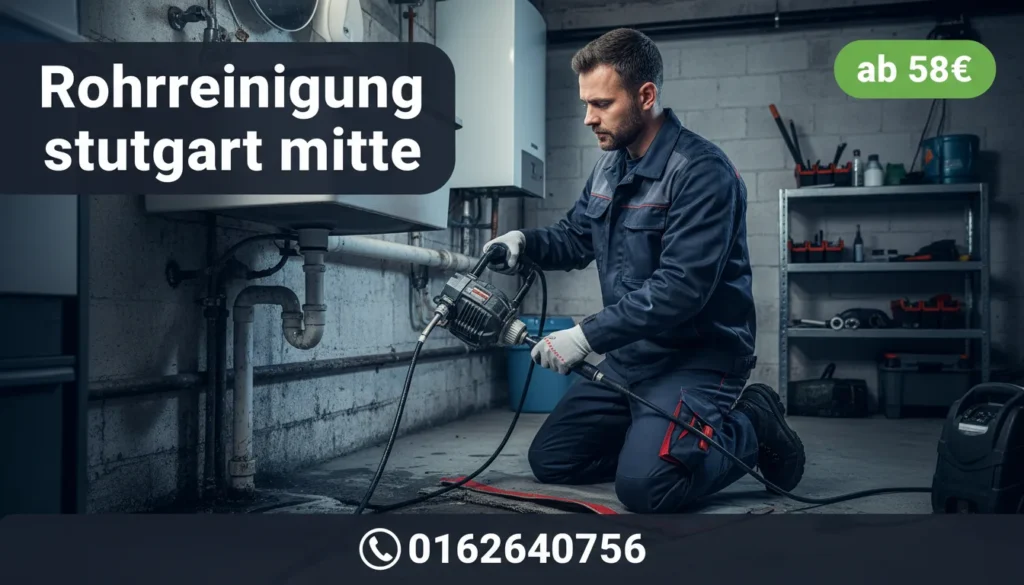 rohrreinigung stuttgart mitte