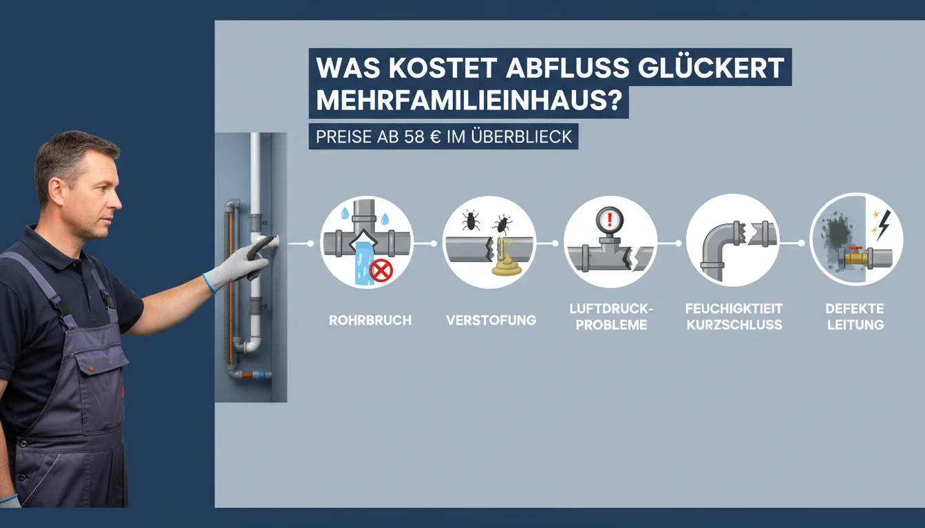 abfluss gluckert mehrfamilienhaus – Problem
