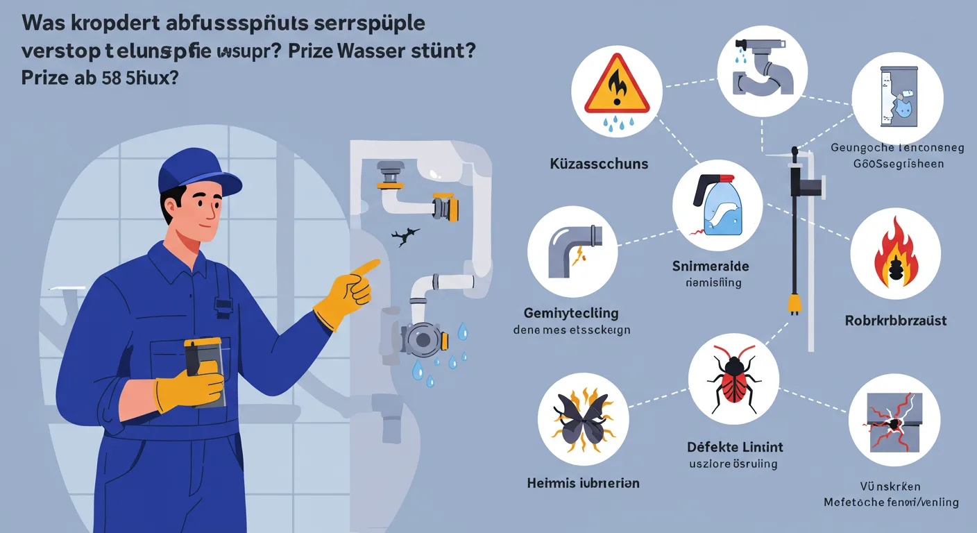 abfluss spüle verstopft wasser steht – Problem