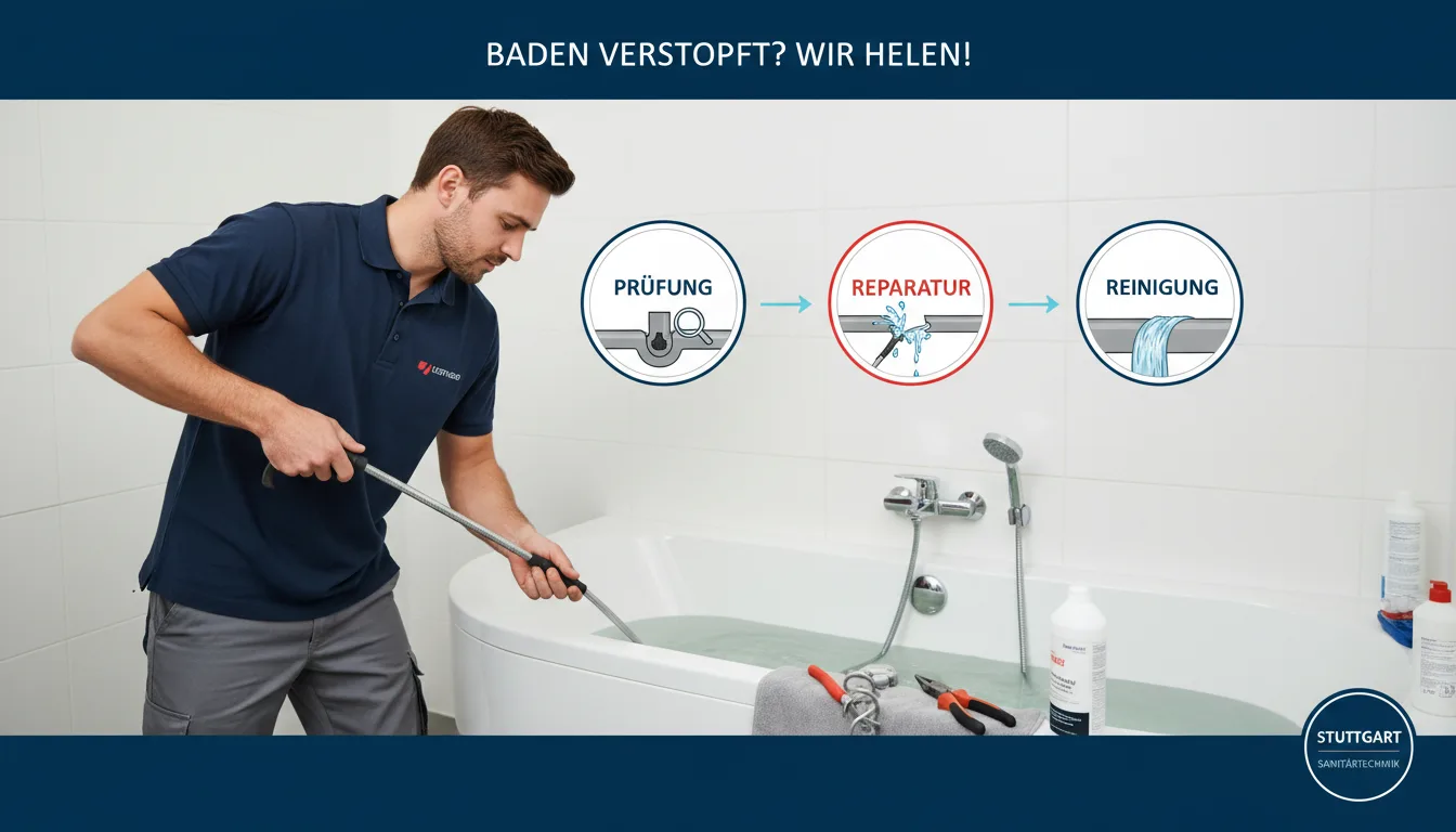 badewanne verstopft pümpel hilft nicht – Lösung