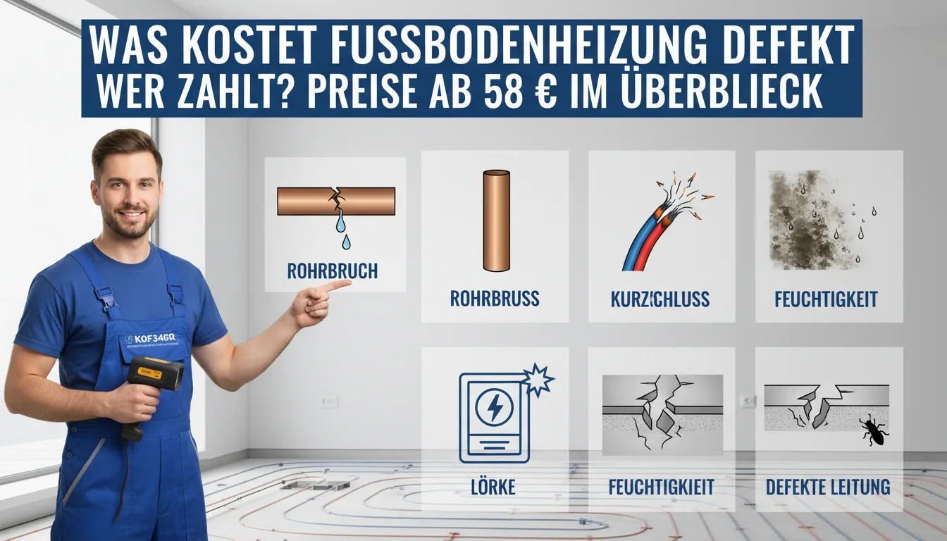 fußbodenheizung defekt wer zahlt – Problem