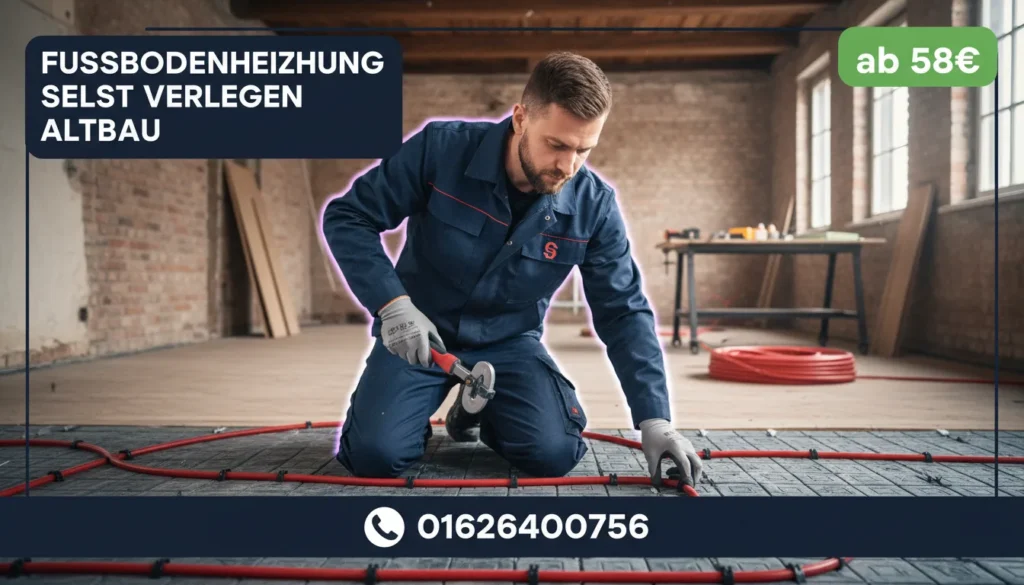 fußbodenheizung selbst verlegen altbau