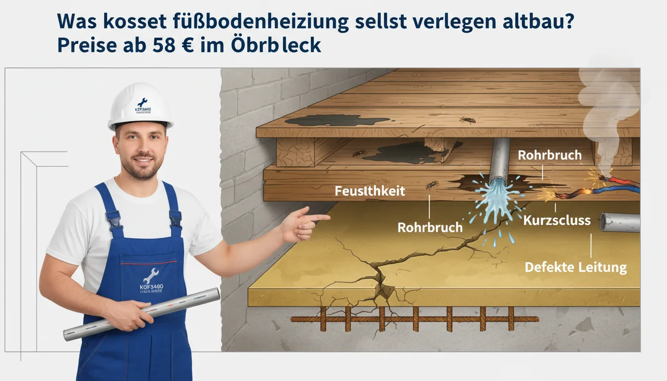 fußbodenheizung selbst verlegen altbau – Problem