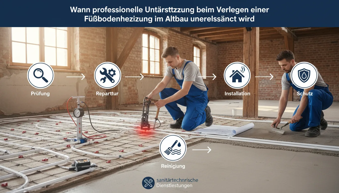 fußbodenheizung selbst verlegen altbau – Lösung