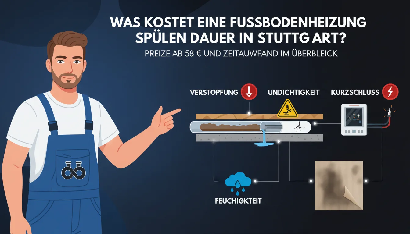 fußbodenheizung spülen dauer – Problem
