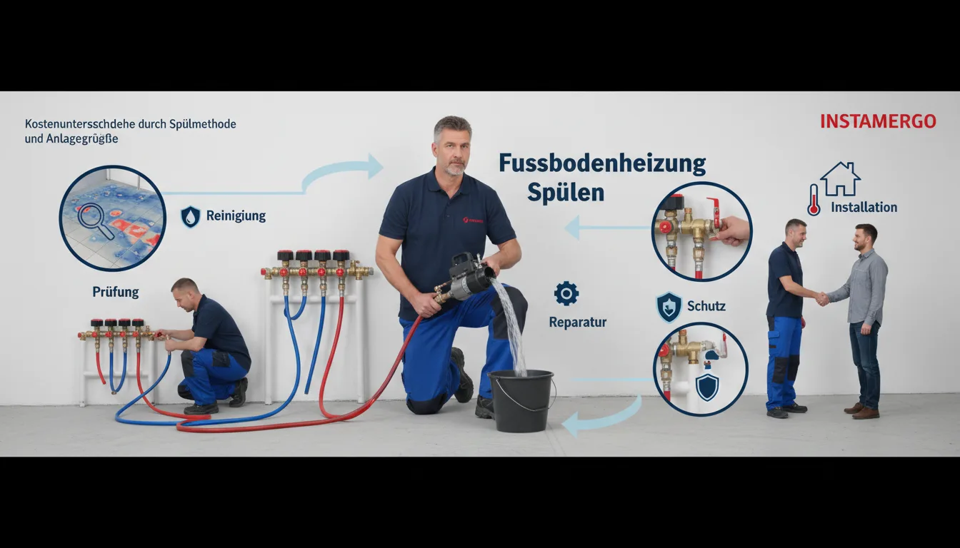 fußbodenheizung spülen dauer – Lösung