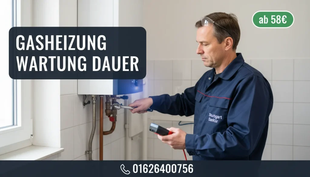 gasheizung wartung dauer