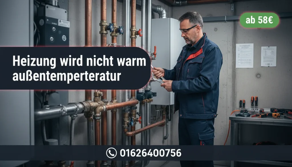 heizung wird nicht warm außentemperatur