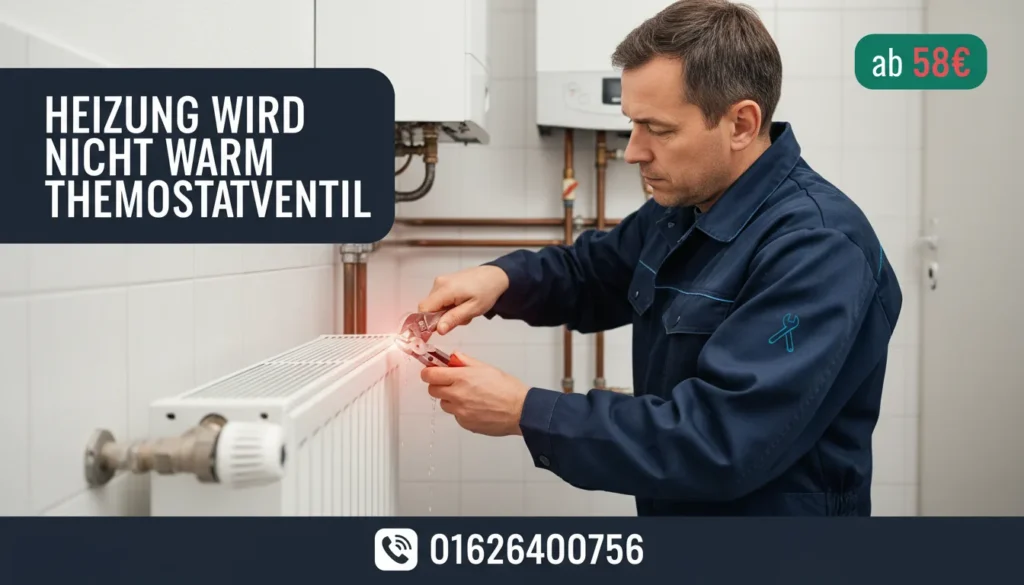 heizung wird nicht warm thermostatventil