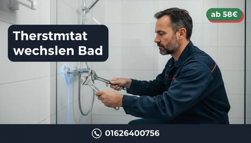 thermostat wechseln bad