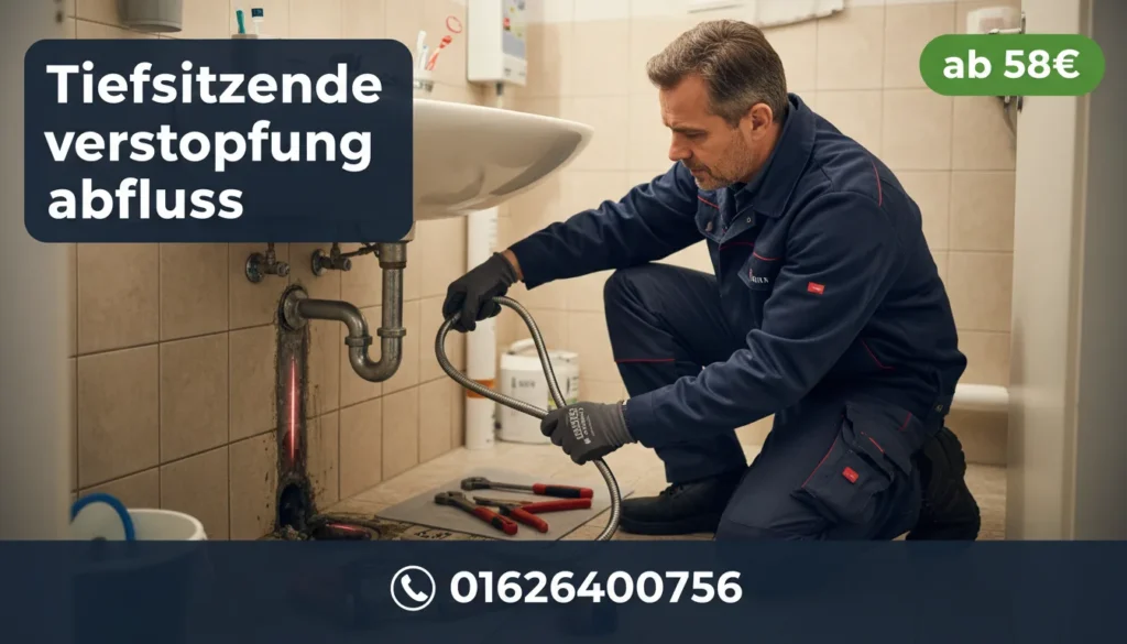 tiefsitzende verstopfung abfluss