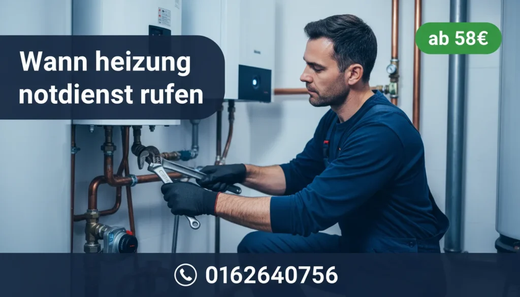wann heizung notdienst rufen