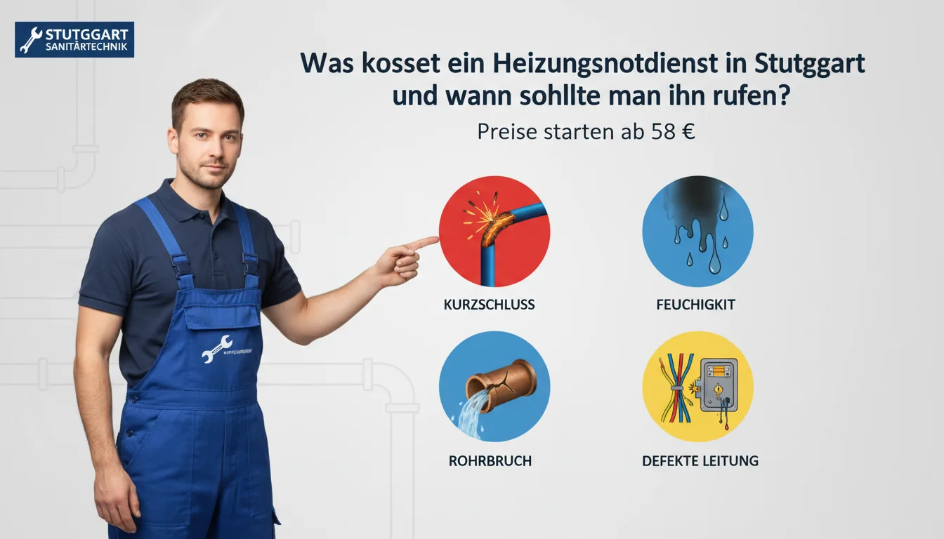 wann heizung notdienst rufen – Problem