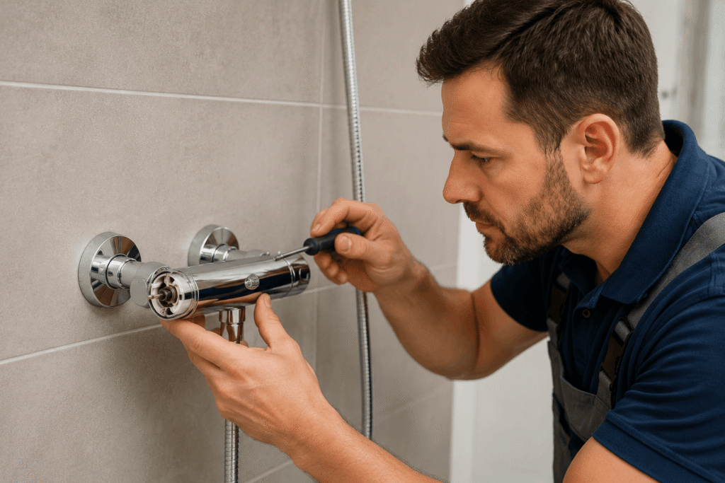 Grohmix Thermostat reparieren – verkalkte Kartusche ausbauen, reinigen und fachgerecht neu kalibrieren