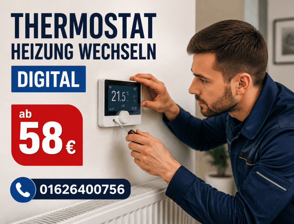 Thermostat heizung wechseln digital– professionelle Montage, Kalibrierung und Verbindung mit dem Access Point