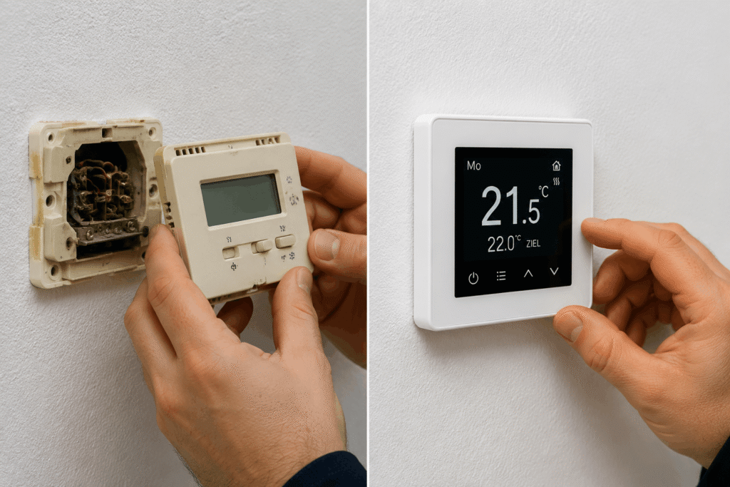 Thermostat heizung wechseln digital– smarte Heizungssteuerung mit individuellen Heizprofilen fachgerecht einrichten
