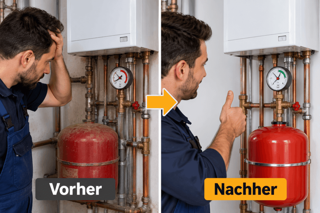 Optimaler Heizung Druck für 2 Stockwerke – professionelle Kontrolle der Heizungsanlage
