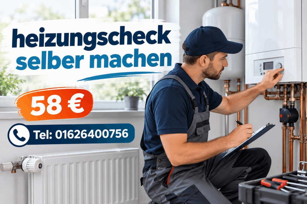 Heizungscheck selber machen – Heizungsanlage vor und nach der professionellen Prüfung